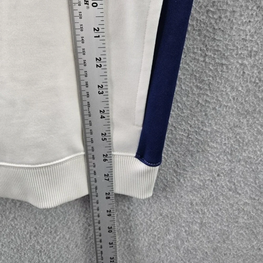 Nike Women‎  Hoodie XL White Colorblock Swoosh AR6215-133 Logo Zipper READ